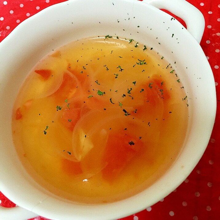 トマトのコンソメスープ♡